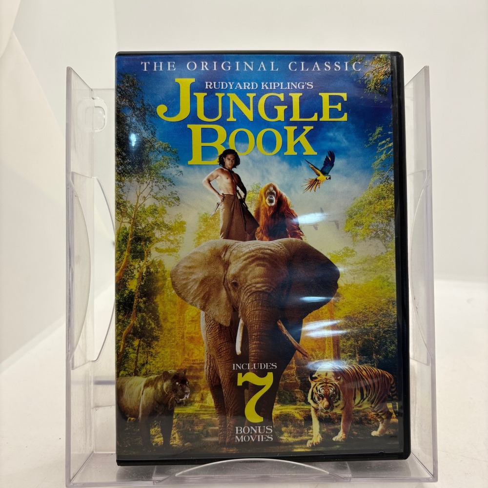 Rudyard Kipling Jungle Book DVD 2-Disc Set Includes 7 Bonus Movies Echo Bridge